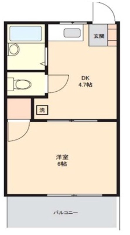 サンモールＭ 102号室 間取り