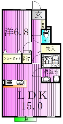 コンフォートガーデン 間取り図