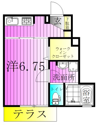 プランドール3  間取り図