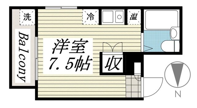 ジュネパレス柏第２３ 203号室 間取り