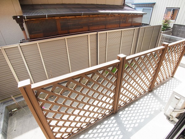 ビューフォレストC ベランダ