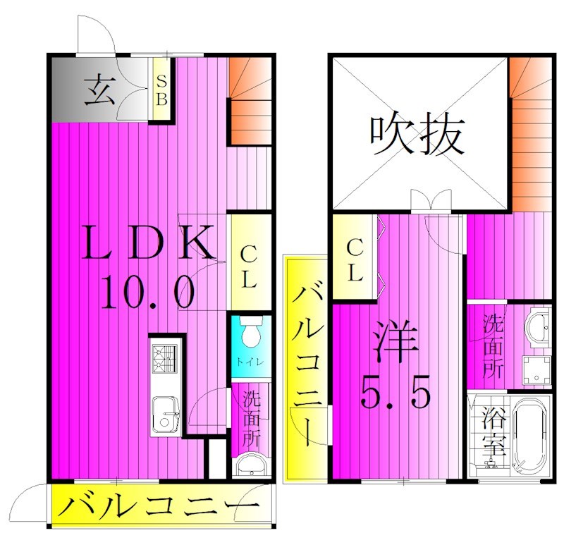 KASHIWANOHA　HYGGE～カシワノハ　ヒュッゲ～  E2号室 間取り