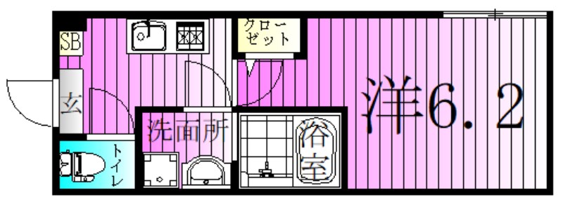 ハーモニーテラス千住緑町Ⅱ 間取り図