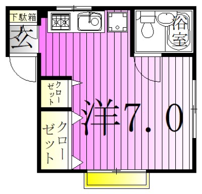 コーポ高橋2 間取り図
