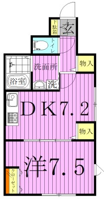 グランド・ソレーユ　Ａ 間取り図
