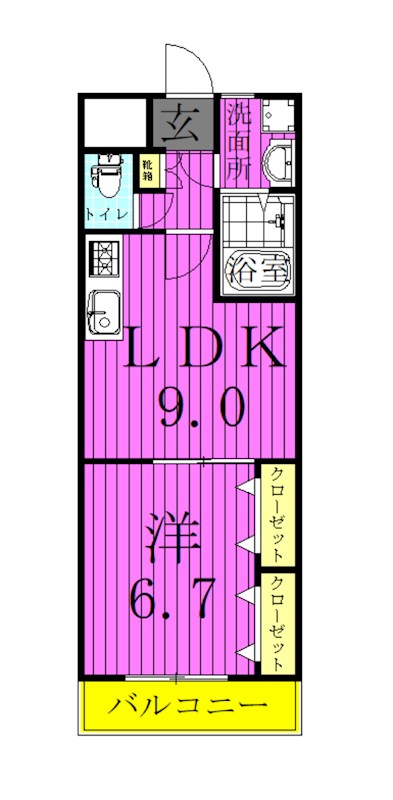 プラーサ・シアン・サージュ 間取り図