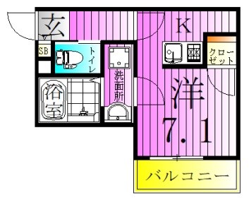 アンビシオン新田 間取り図