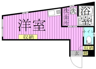 ラ・フォート北千住 間取り図