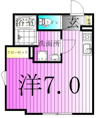 シャルム西新井 間取り図