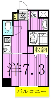 アルバーロ　イーリス 502号室 間取り