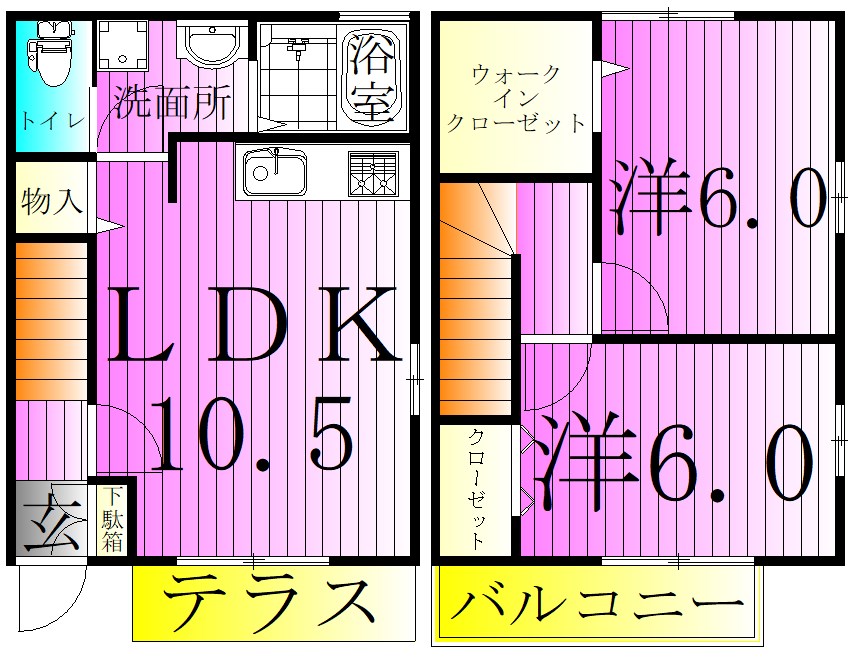 ジュ・マルティⅡ 間取り図