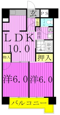 第124新井ビル 間取り図