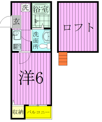 グランルージュＮ馬橋 105号室 間取り