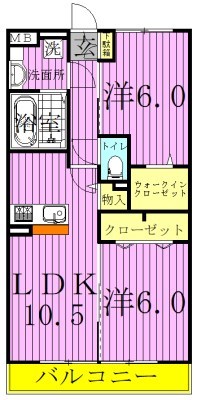 セサミ花畑 間取り図