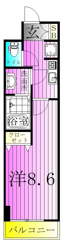 ユナイテッドグロー堀切菖蒲園 間取り図