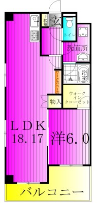ＳＫビル九番館 201号室 間取り