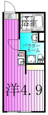 HANABUSAⅥ 間取り図