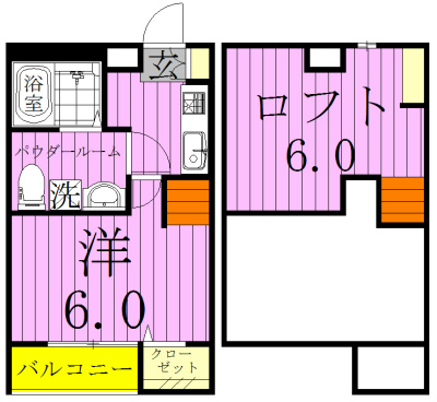 ウィステリア上本郷 201号室 間取り