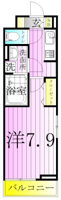 Ｂｅｌｌｅ　Ｆｌｅｕｒ 間取り図