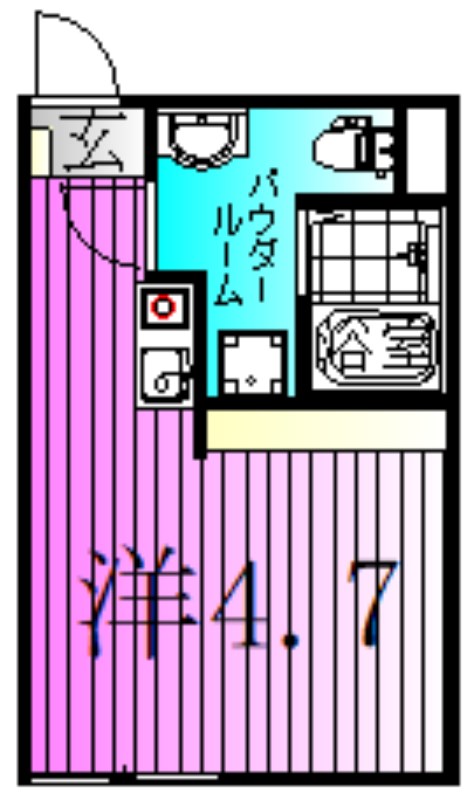 HANABUSAⅥ 間取り図