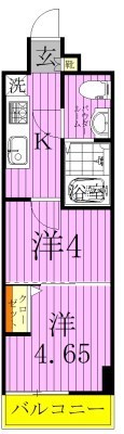 アーバハイツ六町2号館 間取り図