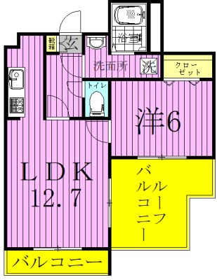 アーバハイツ扇大橋 間取り図