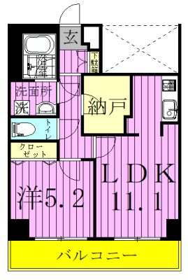 アーバンレックス西新井３ 間取り図