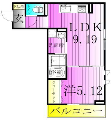 エクセリア興野 間取り図