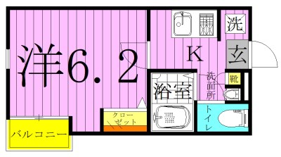グランクオール西綾瀬１丁目 間取り図