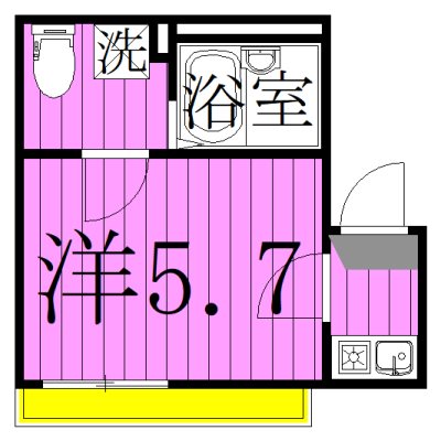 キチーム綾瀬 間取り図