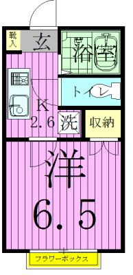 サンハイム八潮 間取り図