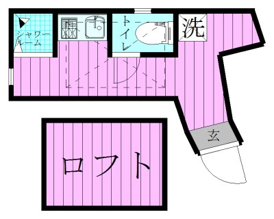サークルハウス北千住 間取り図