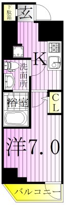 スプレスター綾瀬 間取り図