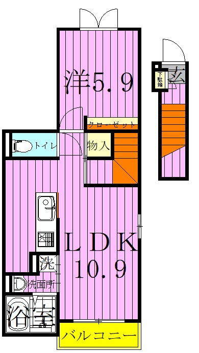 パリス・デイジー  間取り図
