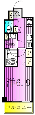 パレステージ六町Ⅳ 間取り図