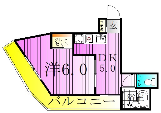 ベルヴィル 間取り図