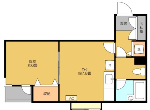 メゾン千住緑町 間取り図