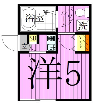 リバージュ千住大橋  間取り図