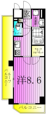 ラマージュ町屋 間取り図