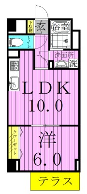 ＨＥＬＩＯＳ　ＢＵＲＧ 間取り図