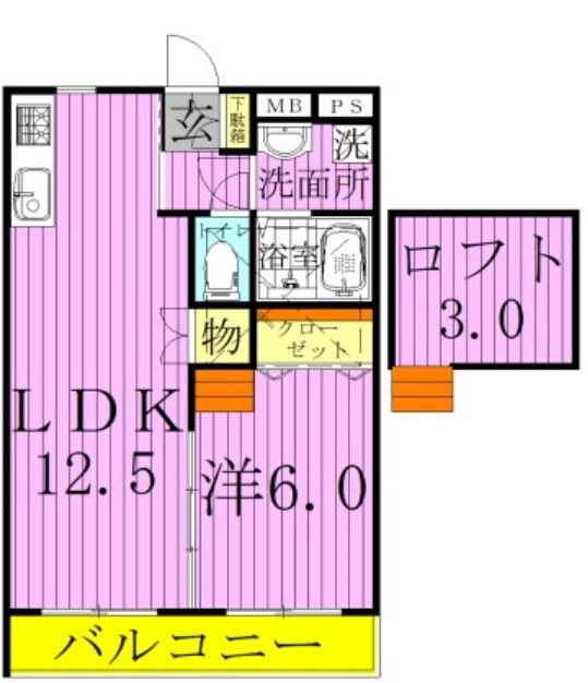 ジュールエスト２ 間取り図