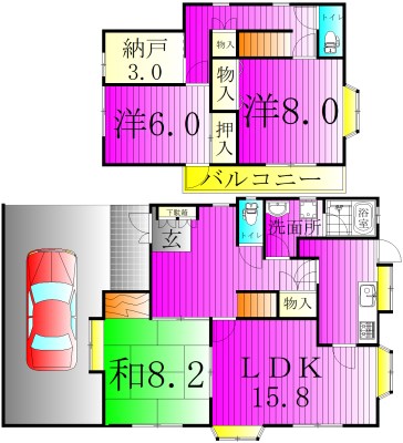 リブレス布佐戸建 間取り
