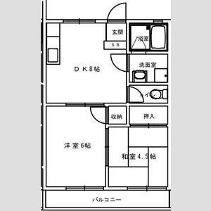 サンモール 204号室 間取り