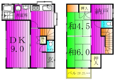 柏市豊四季邸宅 間取り