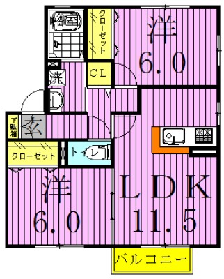 ブルーム 間取り図