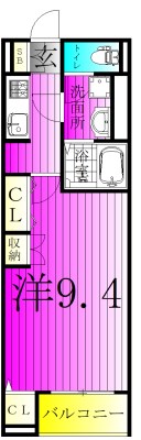 エレガントカーサⅢ 間取り図