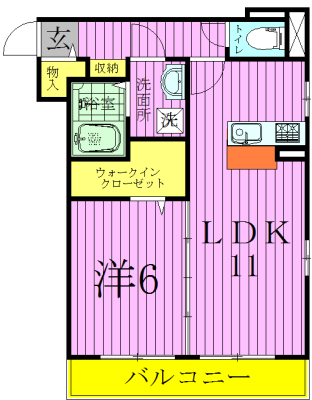 セレーノ.Ｋ 403号室 間取り