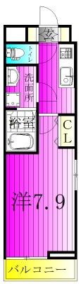 ソフィアフルールⅡ 204号室 間取り