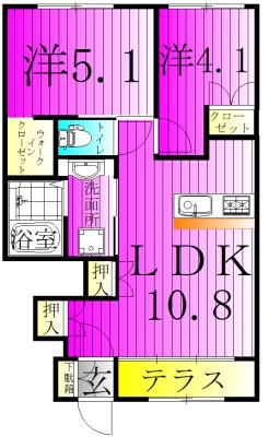 ラーパ～rapa～ 103号室 間取り