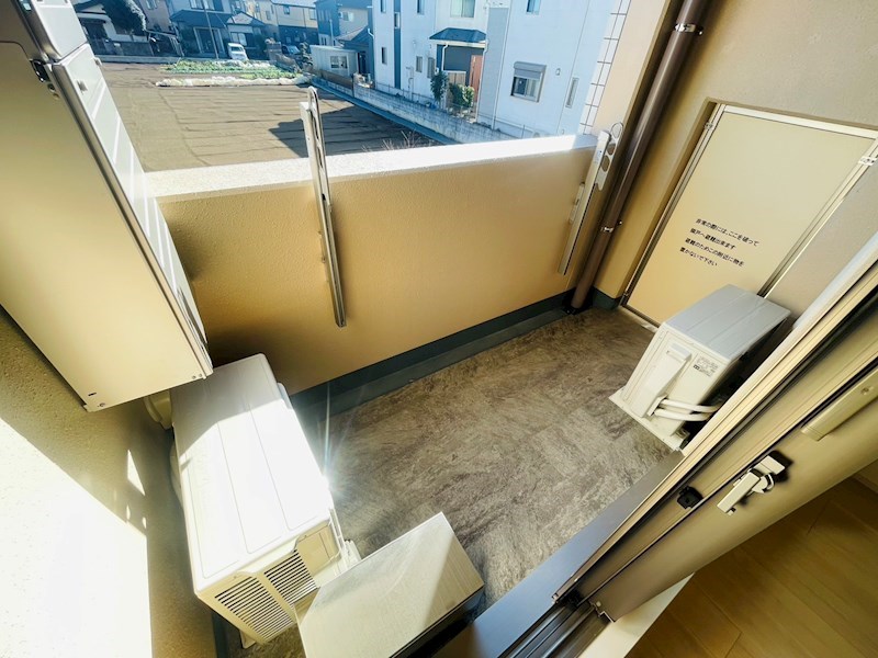 コントレイル ベランダ